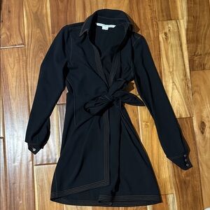 Veronica Beard Black Long Sleeve Dress